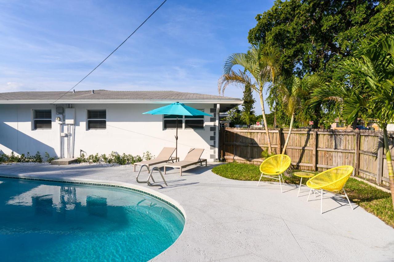 Luxury Casa 4 Bedrooms With Pool & Game Room 15 Mins To Ocean Fort Lauderdale Exterior foto